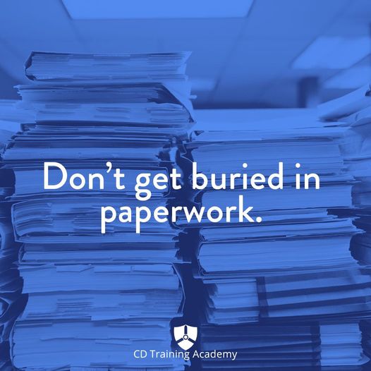 CDTA Don't be buried in paperwork