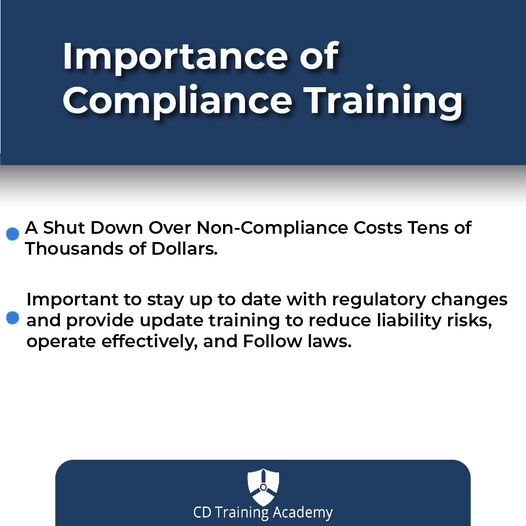 CDTA importance of compliance training